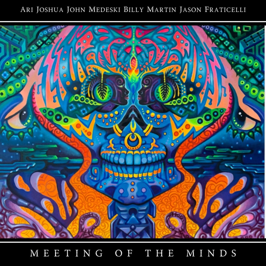 Cover Art_Meeting of the Minds - Ari Joshua, John Medeski, Billy Martin, Jason Fraticelli art by Burgandy Viscosi